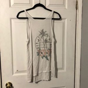 Mudd backless tank top